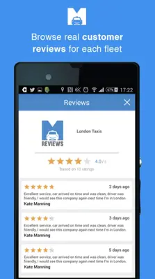 Minicabster android App screenshot 0