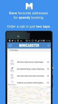 Minicabster android App screenshot 1